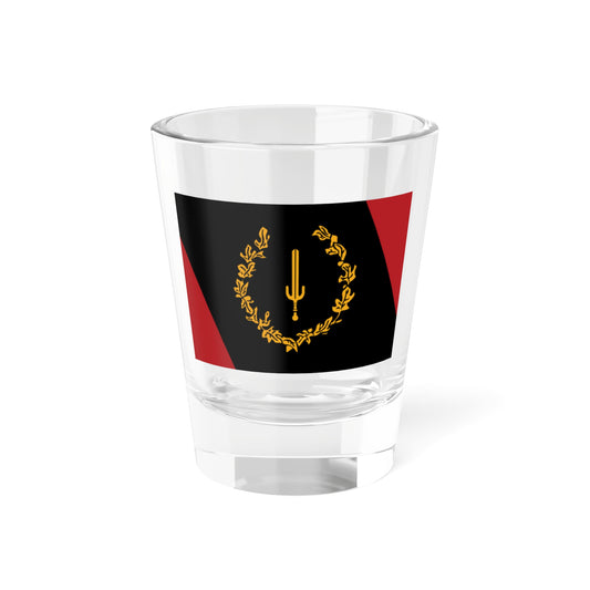 Black American Heritage Flag Shot Glass