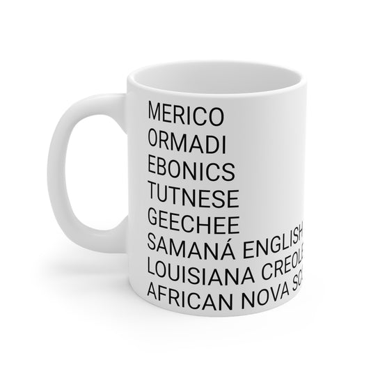 Black American Language Pride Mug 11oz