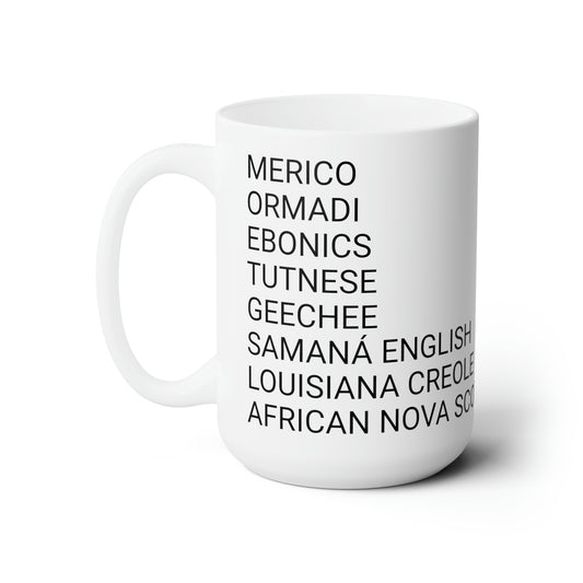 Black American Language Pride Mug 15oz