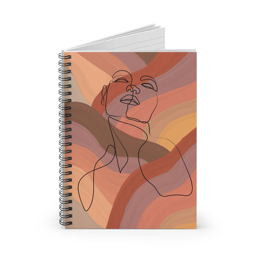 KulturalKaleido™ Abstract Spiral Notebook